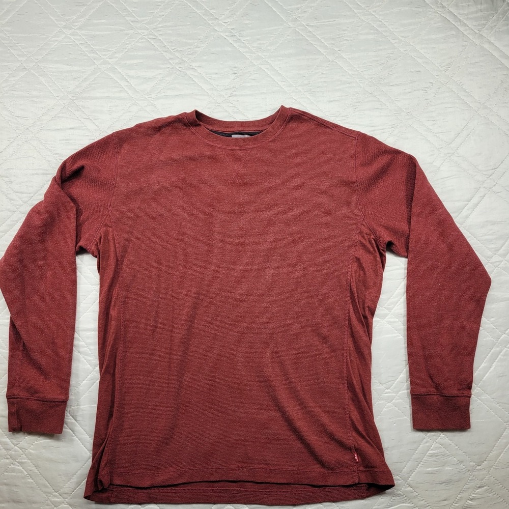 Levis‎ burgundy long sleeve thermal shirt size XL